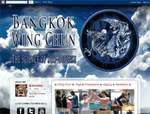 Tablet Screenshot of bangkokwingchun.com